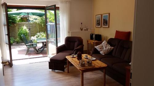 Posezení v ubytování Ferienwohnung Ilka