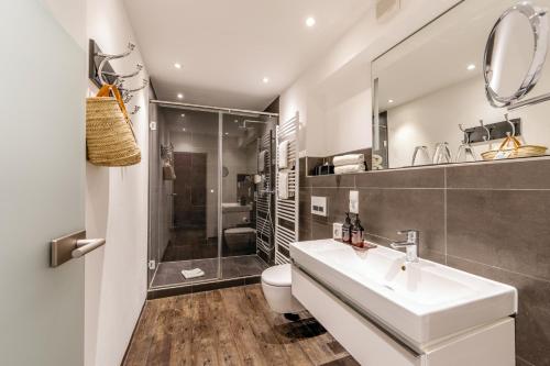 Koupelna v ubytování Der LIPPISCHE HOF