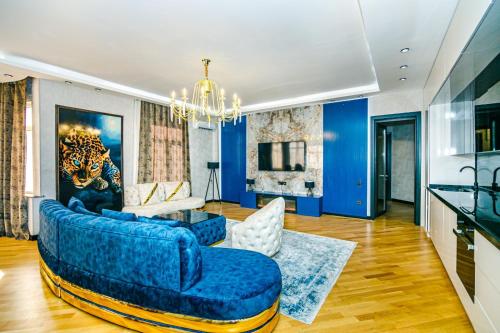 Posezení v ubytování VIP Apartment LEOPARD