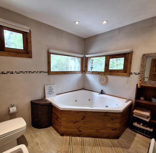 Koupelna v ubytování La Remada