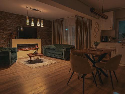 Χώρος καθιστικού στο Centru Carolina