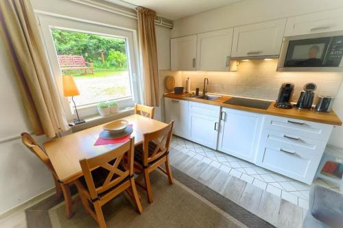 Kuchyň nebo kuchyňský kout v ubytování Hasenblick im Haus Inselheide