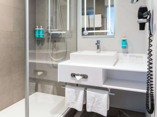 Koupelna v ubytování Novotel Hamburg City Alster