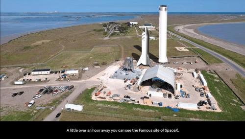 an aerial view of a facility with a wind turbine at Fully Furnished 3BR and 2BA Gem Near Airport & Mall in McAllen