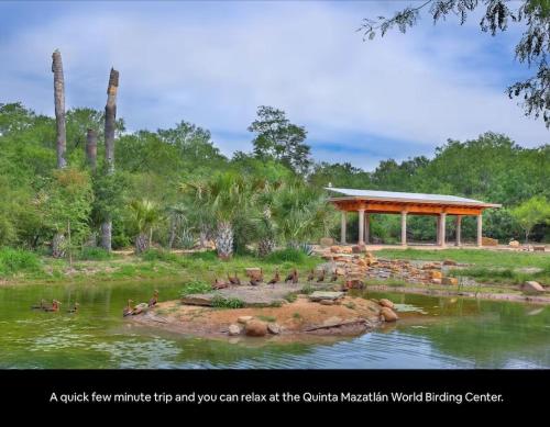 a quick few minute trip and you can relax at the quilt mystic world building at Fully Furnished 3BR and 2BA Gem Near Airport & Mall in McAllen