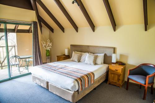 Cama o camas de una habitación en Hahndorf Motel