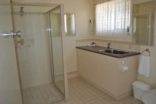 Koupelna v ubytování Coral Tree Lodge