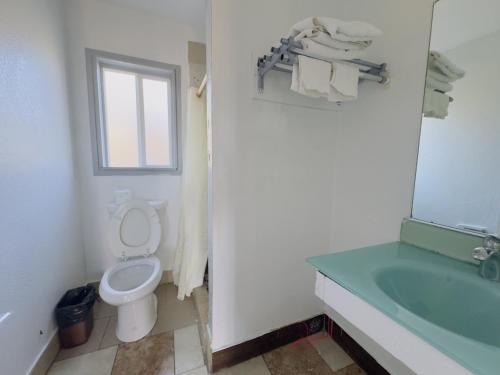 Koupelna v ubytování Parklane Motel