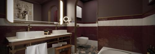 Koupelna v ubytování Skald Hotel Akureyri, Curio Collection By Hilton