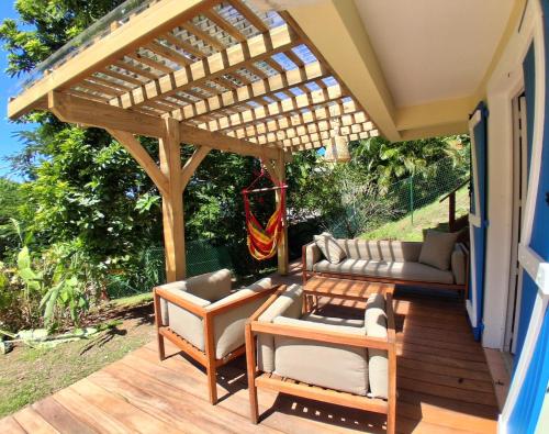 Κήπος έξω από το Villa Raie qui bulle 3 chambres climatisées