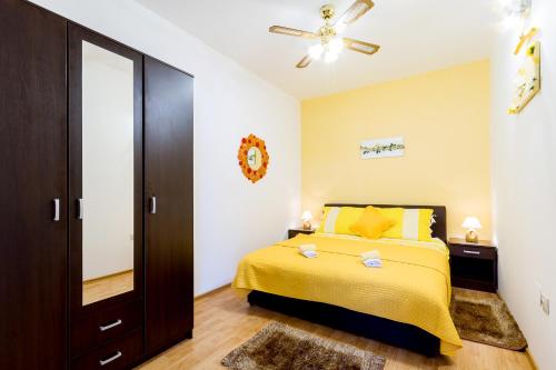 Postel nebo postele na pokoji v ubytování Apartment Nedo