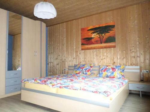 Postel nebo postele na pokoji v ubytování Ferienwohnung Orpington