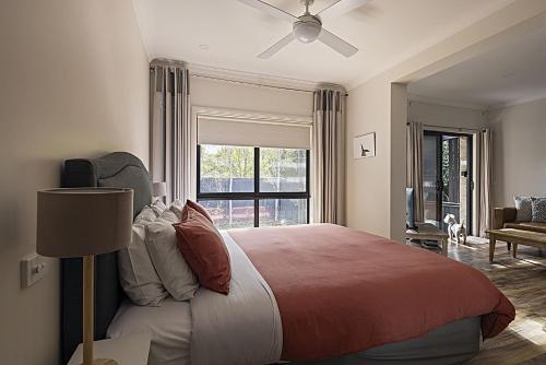 Ένα ή περισσότερα κρεβάτια σε δωμάτιο στο Brantome