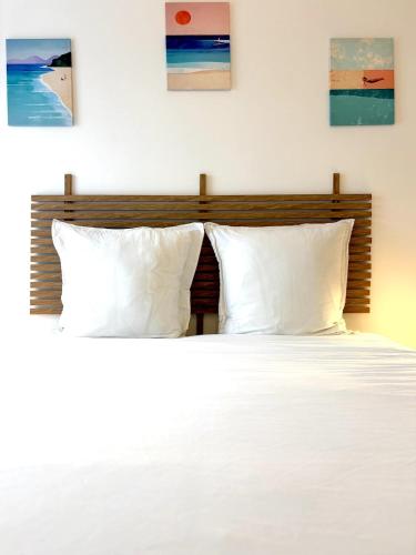 Ένα ή περισσότερα κρεβάτια σε δωμάτιο στο L'échappée Guérandaise