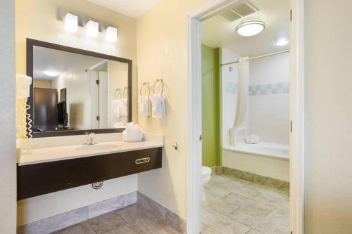 Koupelna v ubytování Sleep Inn & Suites Grand Rapids Southeast - Kentwood