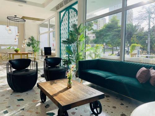 Χώρος καθιστικού στο Faranda Collection Barranquilla, a member of Radisson Individuals