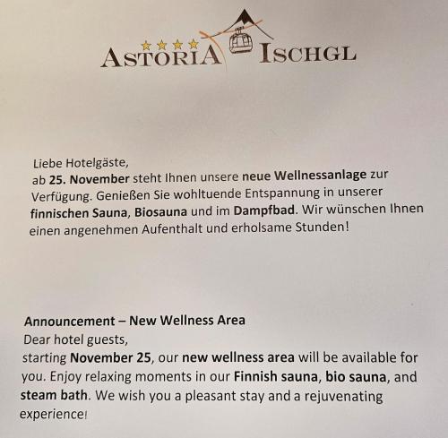 Imagine din galeria proprietății Hotel Garni Astoria în Ischgl