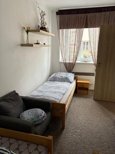 Postel nebo postele na pokoji v ubytování Ubytování Linda