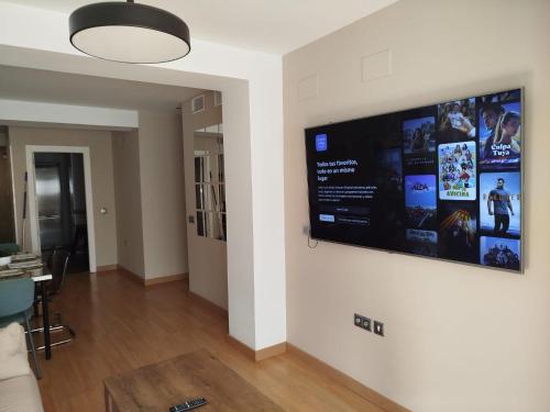 Et tv og/eller underholdning på Apartamento Nido del Tajo