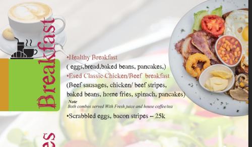 Jídlo v hotelu nebo okolí