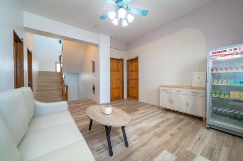 Kuchyň nebo kuchyňský kout v ubytování Tian Che Tian Yuan