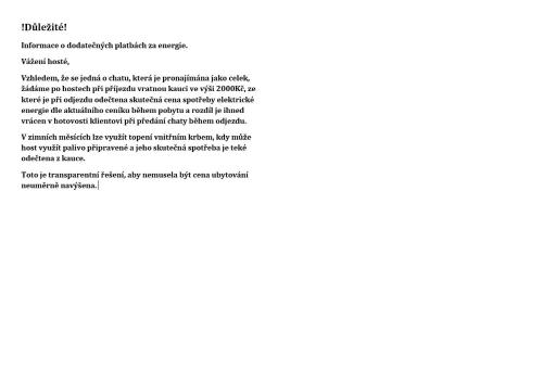 a page of a document with a screenshot of a questionnaire at Chata Wellness Březka in Libuň