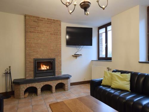 Posezení v ubytování Holiday Home in Rogery with Sauna