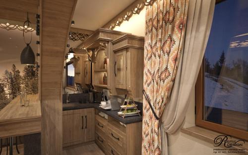 Køkken eller tekøkken på WHY NOT Myśliwska Exclusive Residence z basenem