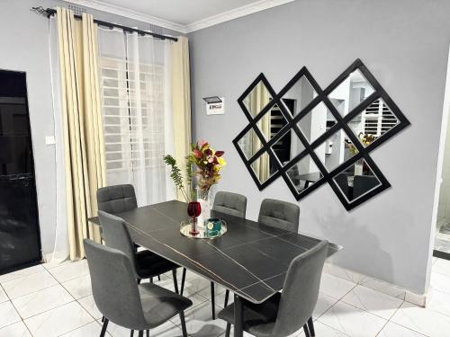 Et opholdsområde på Sunset View Apartments