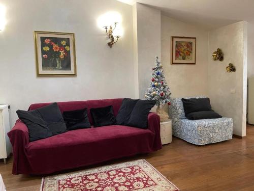 Χώρος καθιστικού στο charming suite - affittacamere