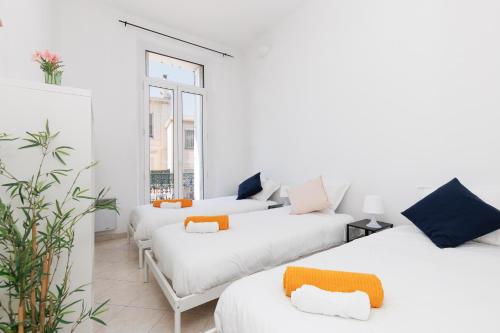 BnGo l Pink Pearl l 2 chambres, 7 personnes, centre