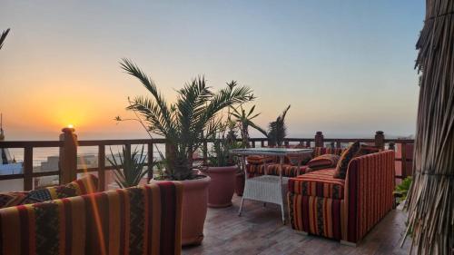 Posezení v ubytování House Viola