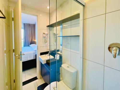 Koupelna v ubytování Fortaleza Sul Prime