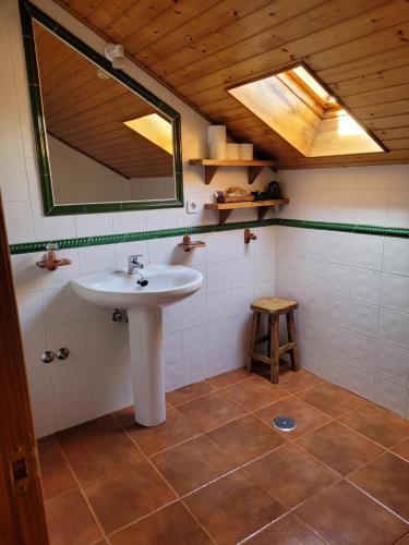 Koupelna v ubytování El Encinar