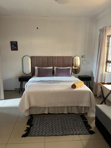 Postel nebo postele na pokoji v ubytování Cosy Corner