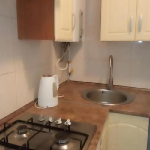 Η κουζίνα ή μικρή κουζίνα στο Мономаха 27 Центр