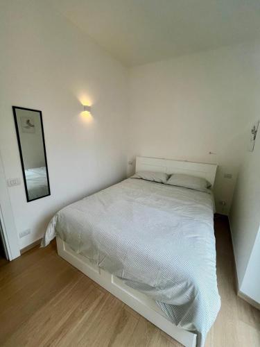 Giường trong phòng chung tại La Piccola Sforza - Unterkunft mitten im Herzen Bergamos!