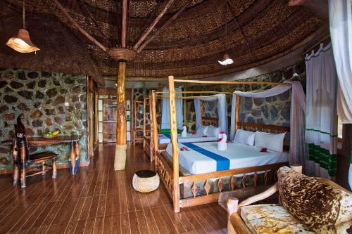 Ένα ή περισσότερα κρεβάτια σε δωμάτιο στο Paradise Lodge ArbaMinch