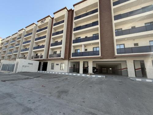 Bygningen som lejligheden ligger i