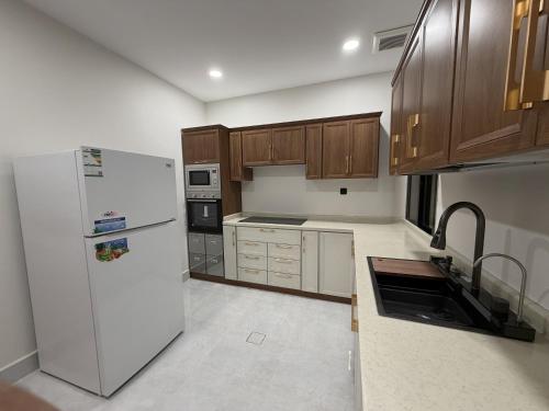 Køkken eller tekøkken på A&F Luxury Apartment