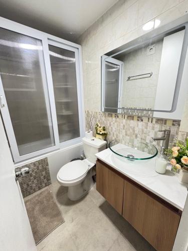 Ένα μπάνιο στο Condominio Anggie