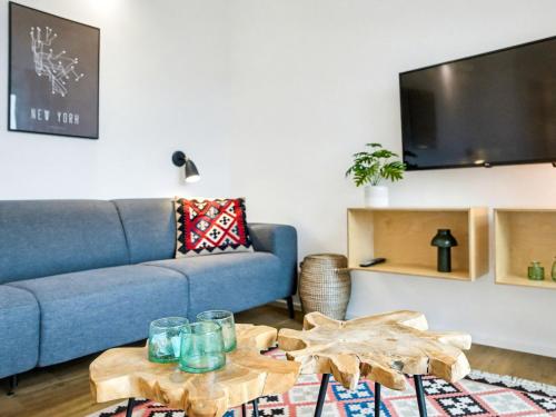 Μια τηλεόραση ή/και κέντρο ψυχαγωγίας στο Holiday Home Weitblick by Interhome