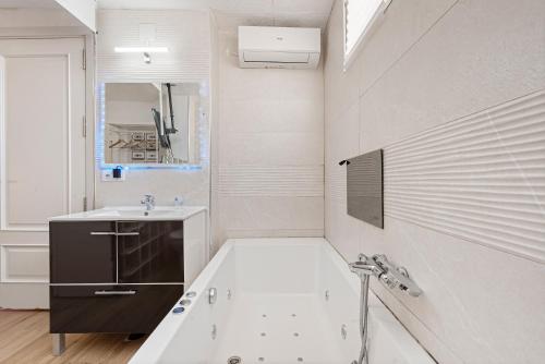 Koupelna v ubytování Malaga Jacuzzy