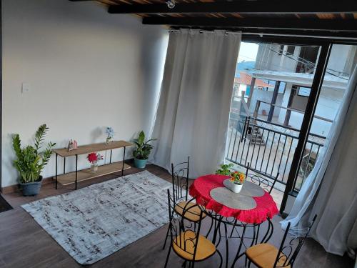 Balkón nebo terasa v ubytování Chale Doce Refugio