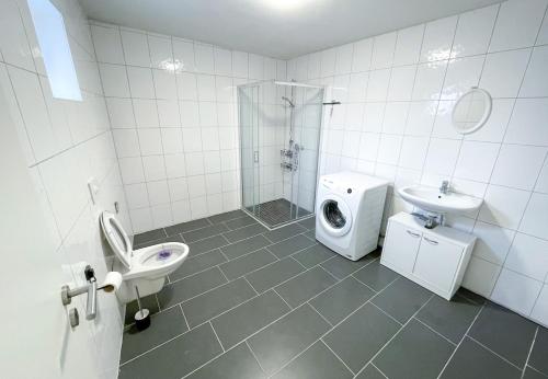 Koupelna v ubytování 78-4 - Luxe appartement met havenuitzicht