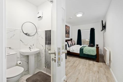 Koupelna v ubytování Dublin City Homestay - Richmond