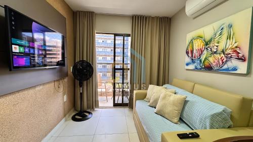 Μια τηλεόραση ή/και κέντρο ψυχαγωγίας στο Buenos Ayres Cabo Branco Genius Flats