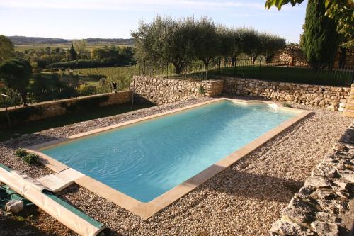 Πισίνα στο ή κοντά στο Le Mas d'Yvette - Authentic 19th century house with pool and stunning view