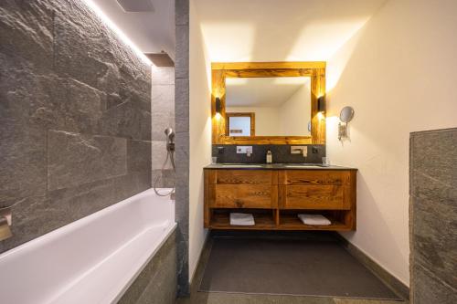 Koupelna v ubytování Chalet Cimes and Dreams - Petit coin de paradis