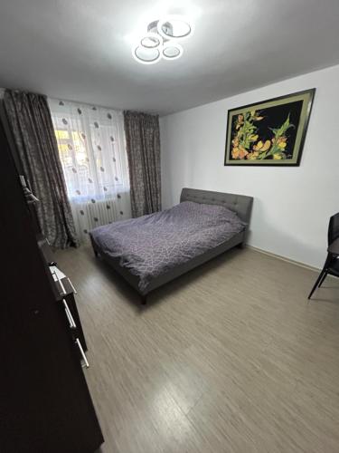 a bedroom with a bed in a room at Anto Apartment in Piatra Neamţ